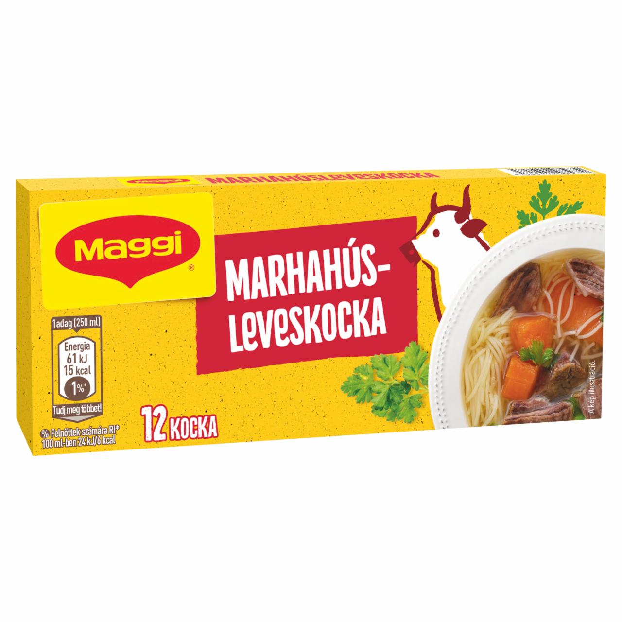 Képek - Maggi Marhahúsleves-kocka 120 g