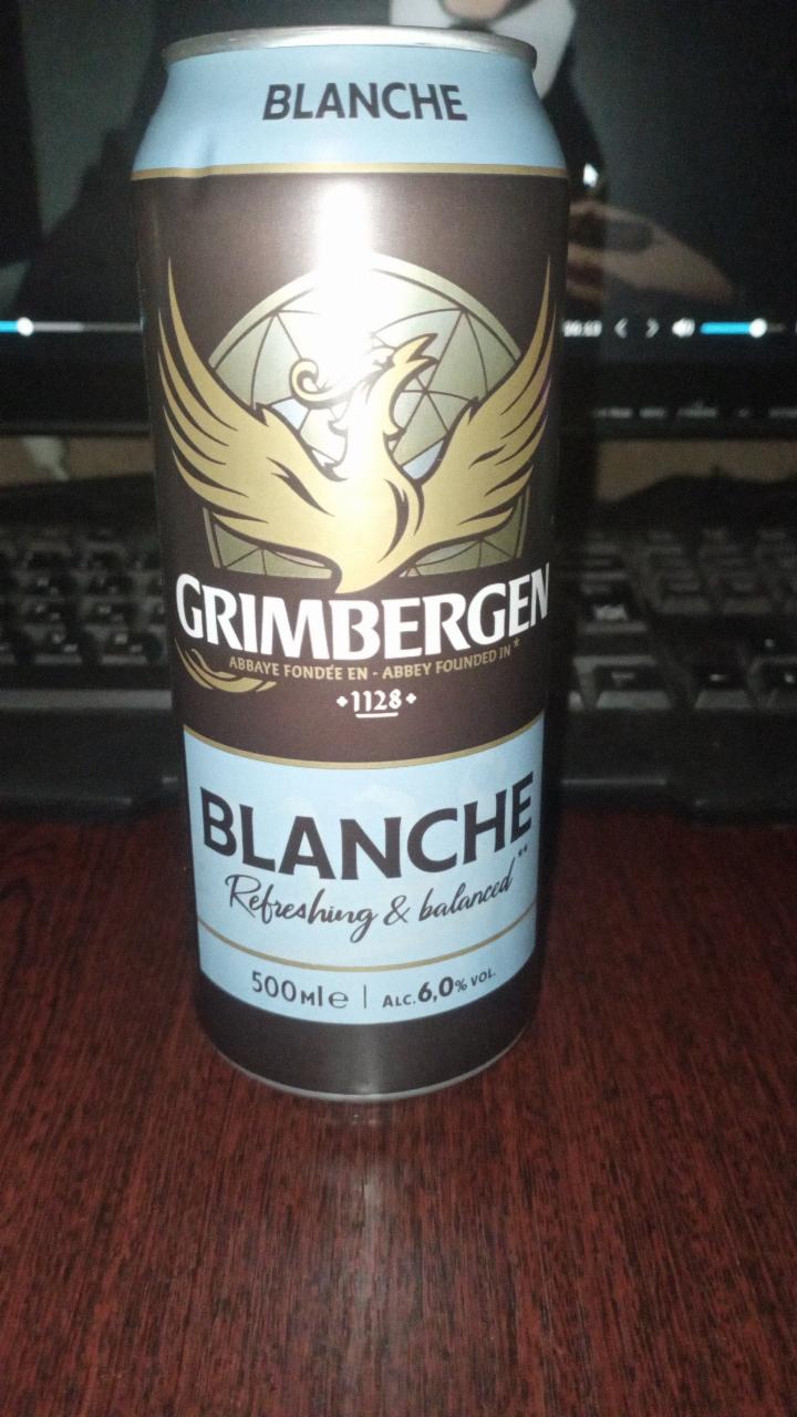 Képek - Grimbergen Blanche belga apátsági ízesített búzasör 6% 0,33 l