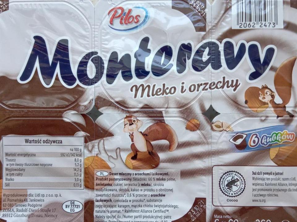 Képek - Milbona monteravy tejes-mogyorós desszert 