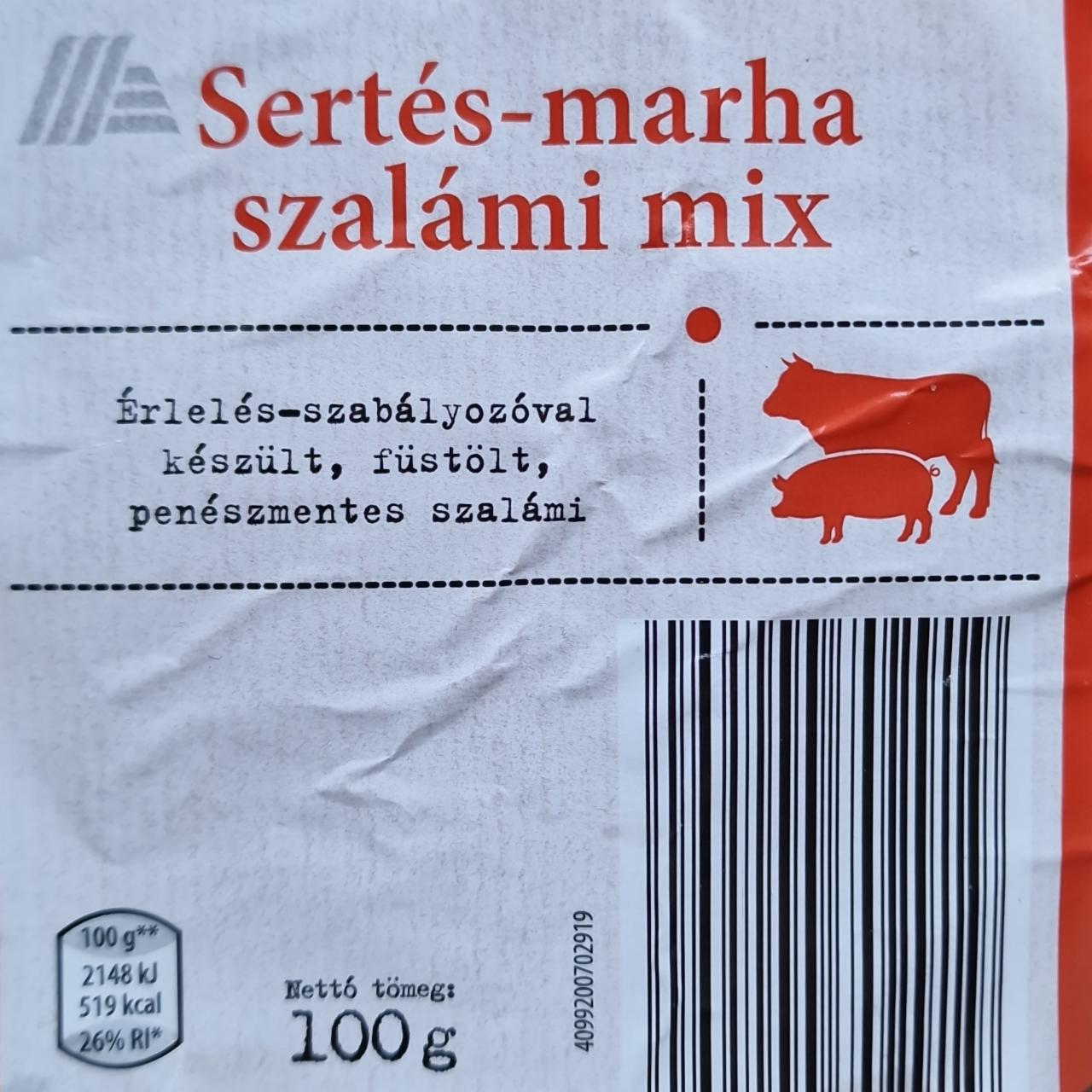 Képek - Sertés - marha szalámi mix Aldi