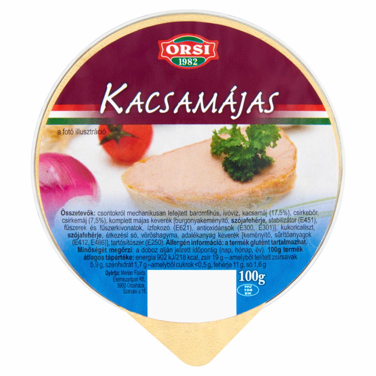 Képek - Orsi kacsamájas 100 g