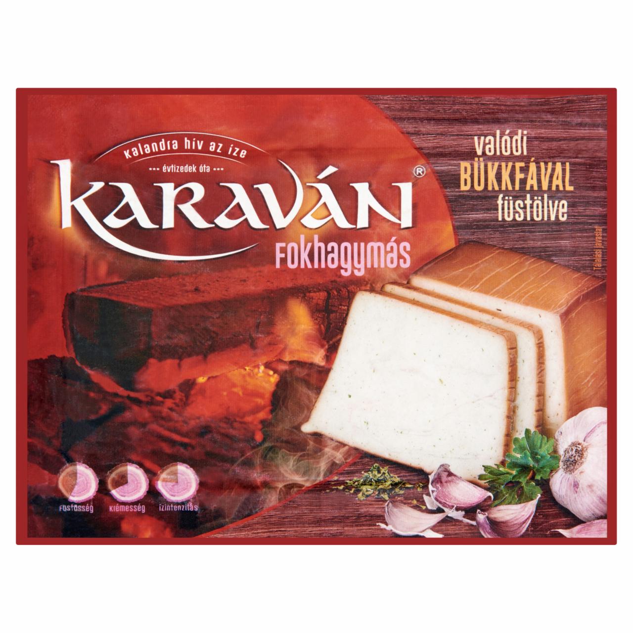 Képek - Karaván bükkfával füstölt fokhagymás sajt