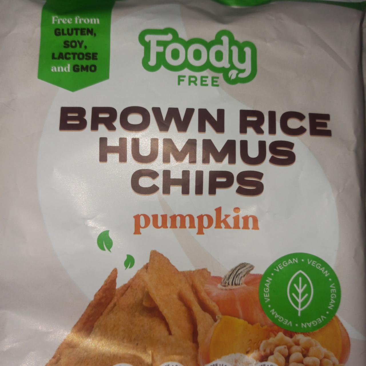 Képek - Brown rice hummus chips pumpkin Foody Free