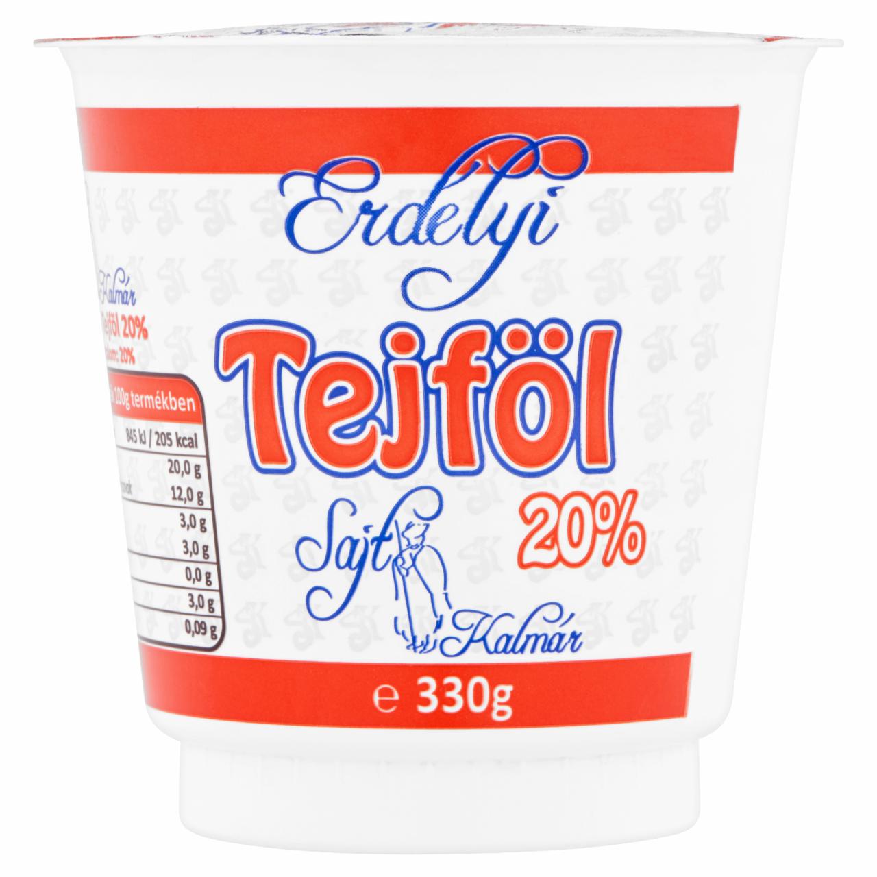 Képek - Erdélyi tejföl 20% 330 g