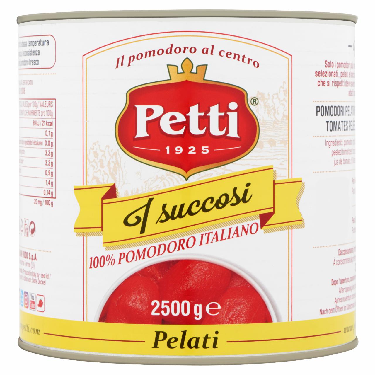 Képek - Petti hámozott egész paradicsom 2500 g