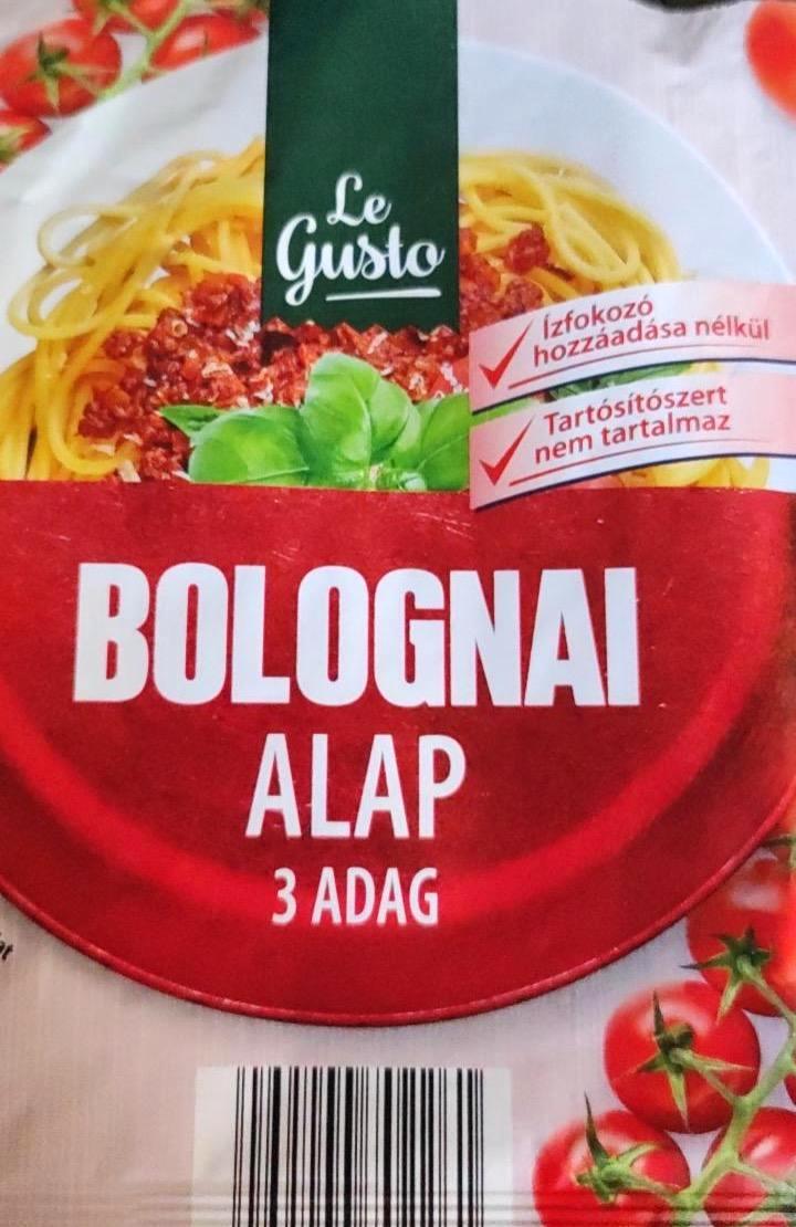 Képek - Bolognai alap Le Gusto