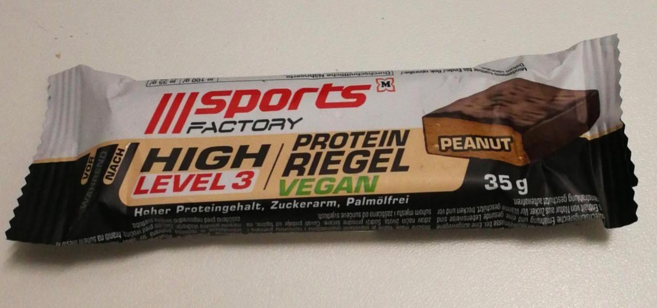 Képek - Protein riegel vegan Peanut Sports factory