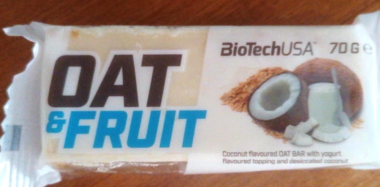 Képek - BioTechUSA Oat & Fruit kókusz ízű zabszelet 70 g