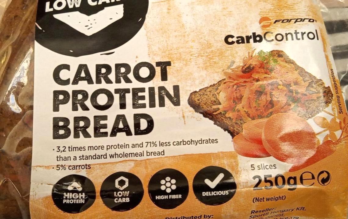 Képek - Carrot protein bread Forpro