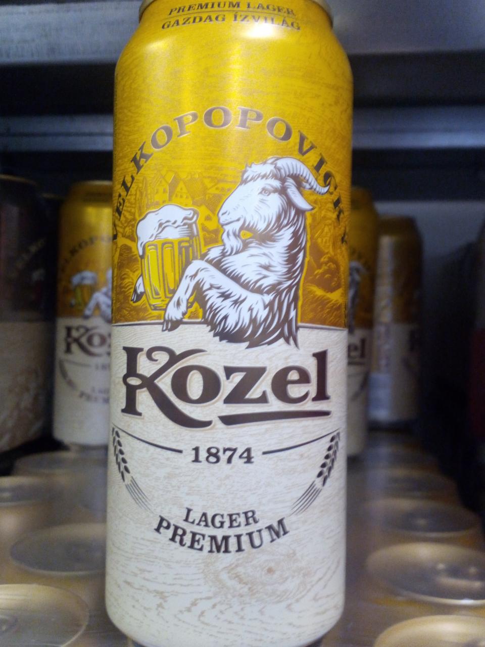 Képek - Prémium Lager minőségi világos sör Kozel