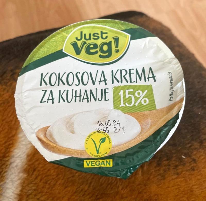 Képek - Vegán kókuszalapú főzőkrém Just Veg!