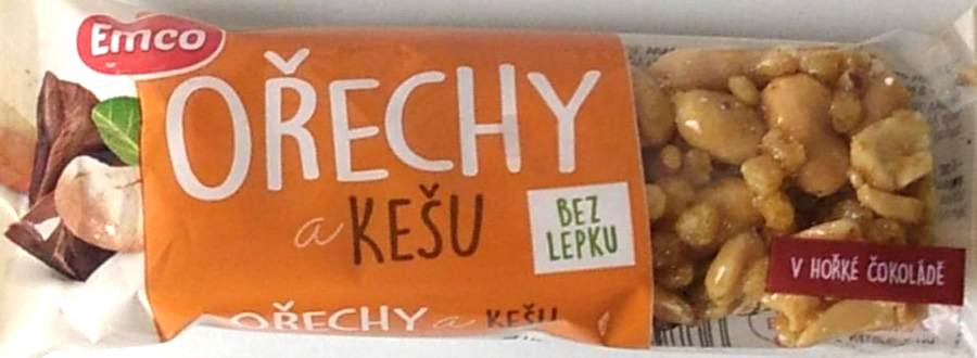 Képek - Ořechy a kešu v hořké čokoládě Emco