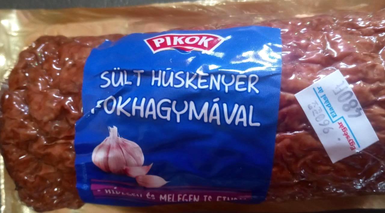 Képek - Sült húskenyér fokhagymával Pikok