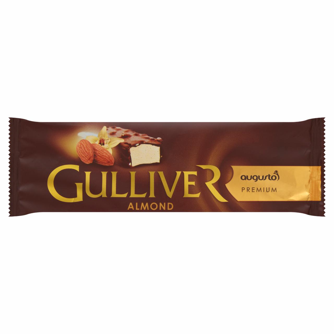 Képek - Augusto Gulliver vaníliajégkrém tejcsokoládéban sült mandula darabjai 120 ml