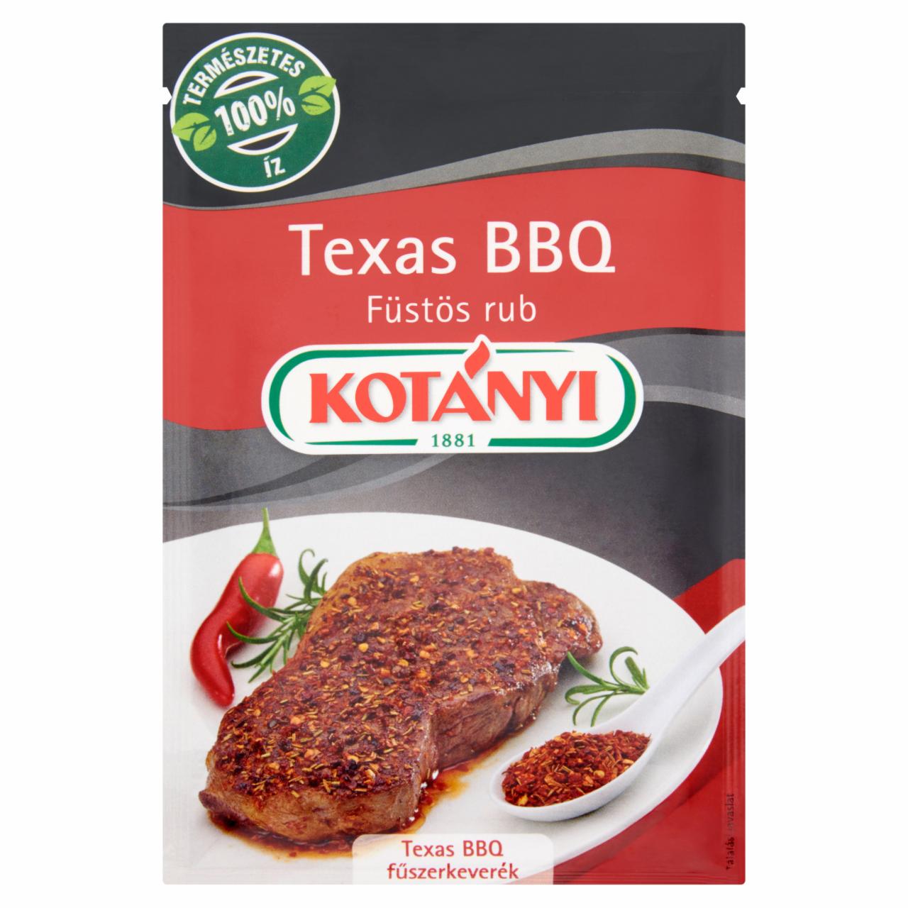 Képek - Kotányi Texas BBQ füstös rub fűszerkeverék 22 g