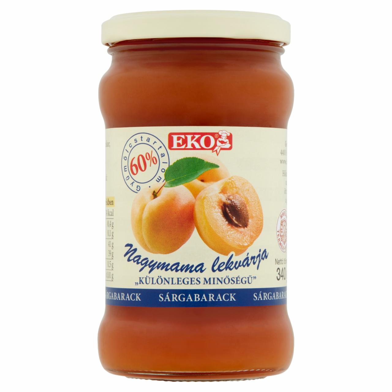 Képek - Eko Nagymama lekvárja sárgabarack 340 g