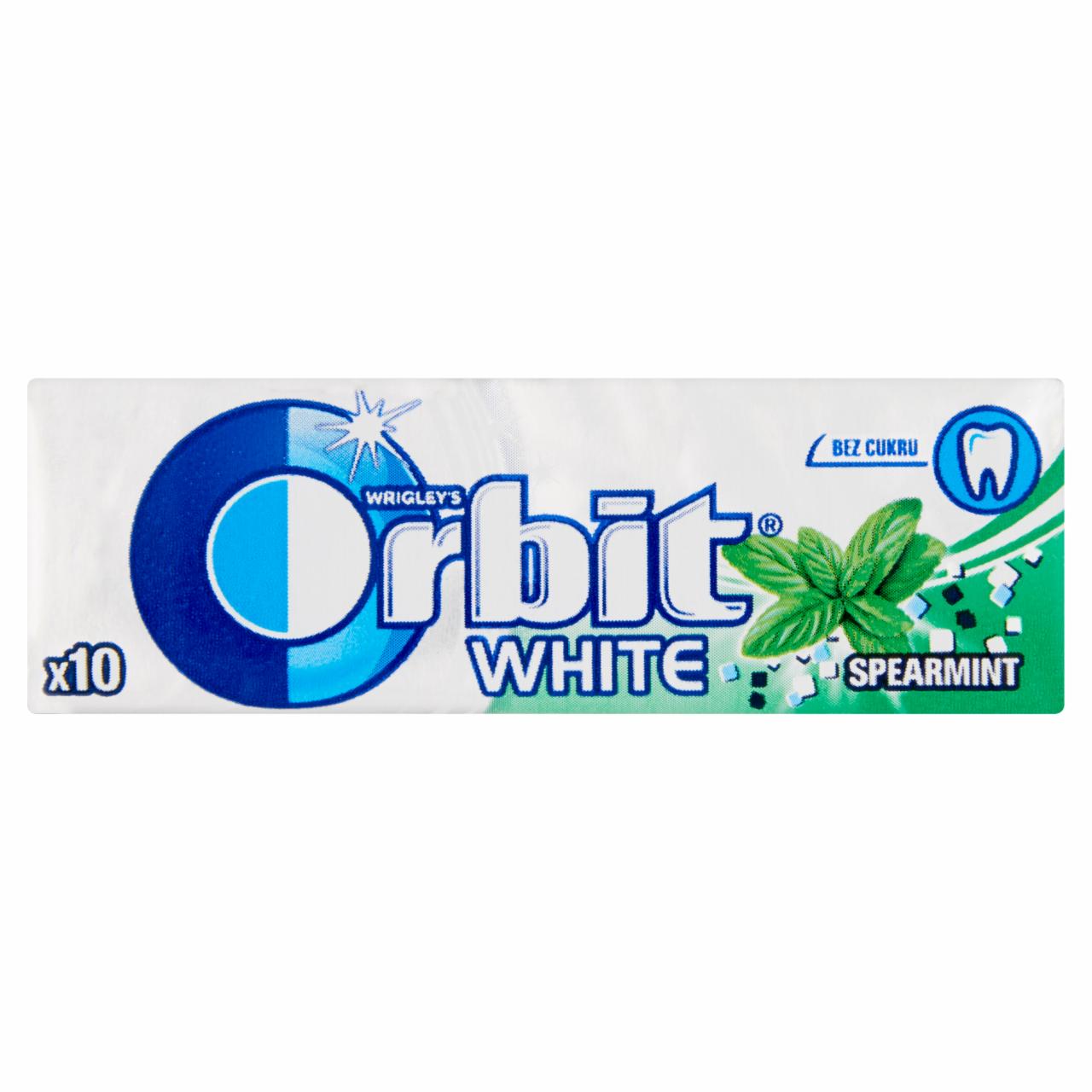 Képek - Orbit White Spearmint menta- és mentolízű rágógumi 14 g