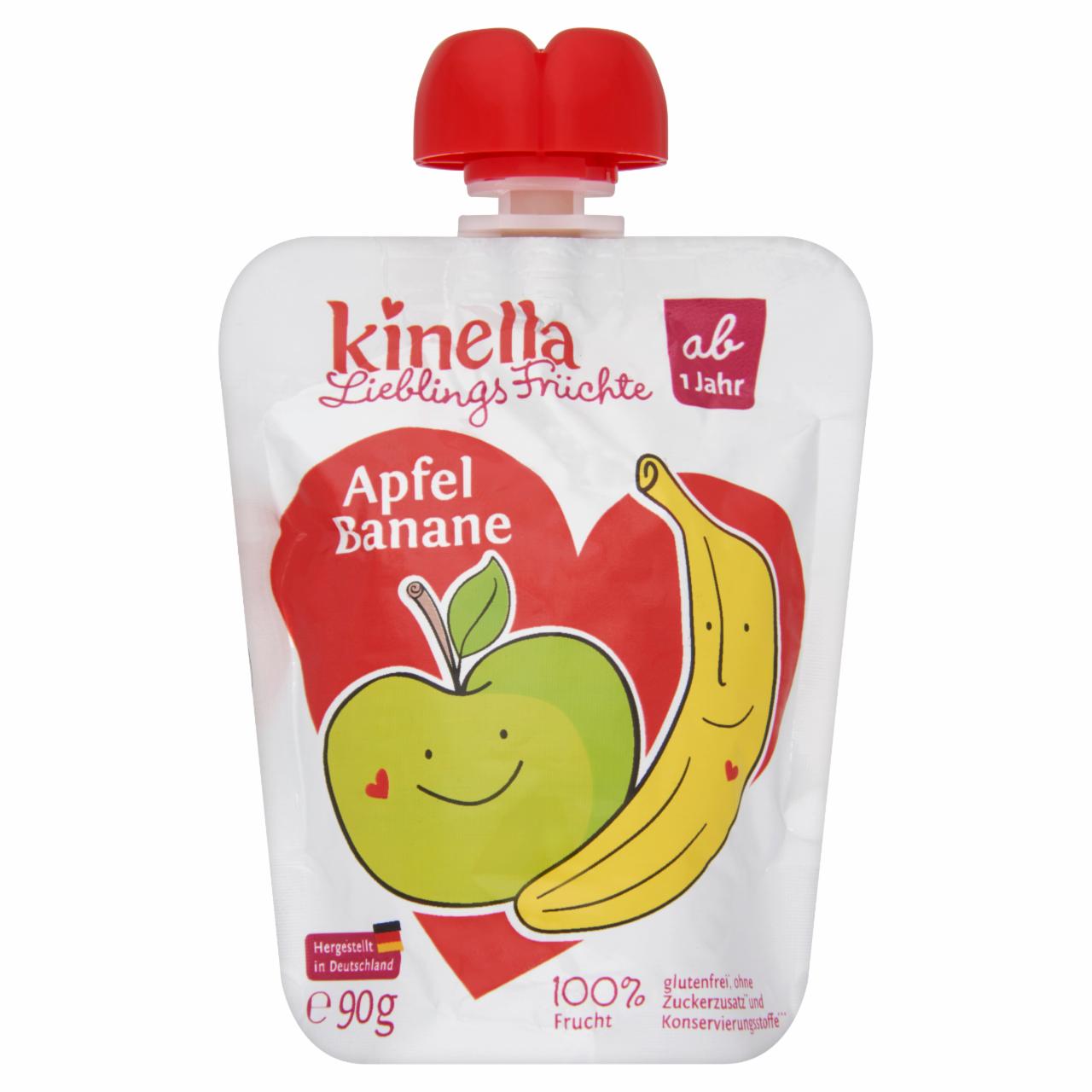 Képek - Kinella 100% gyümölcs alma-banán püré 90 g