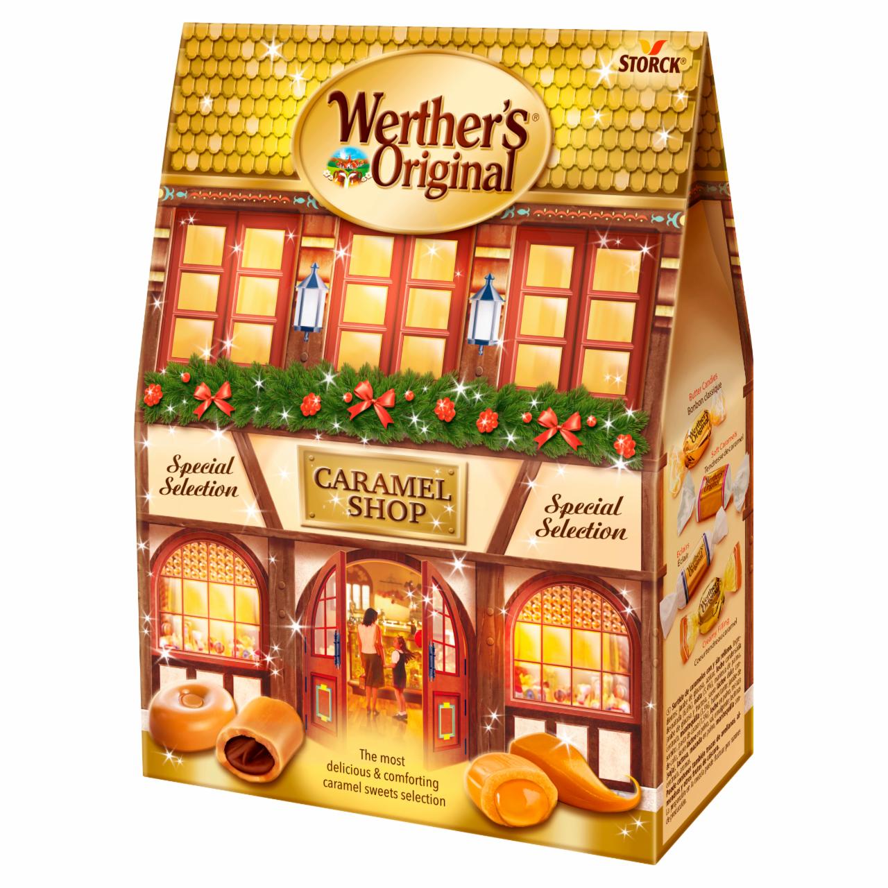 Képek - Werther's Original Caramel Shop Box töltött és töltetlen karamellakülönlegességek 250 g