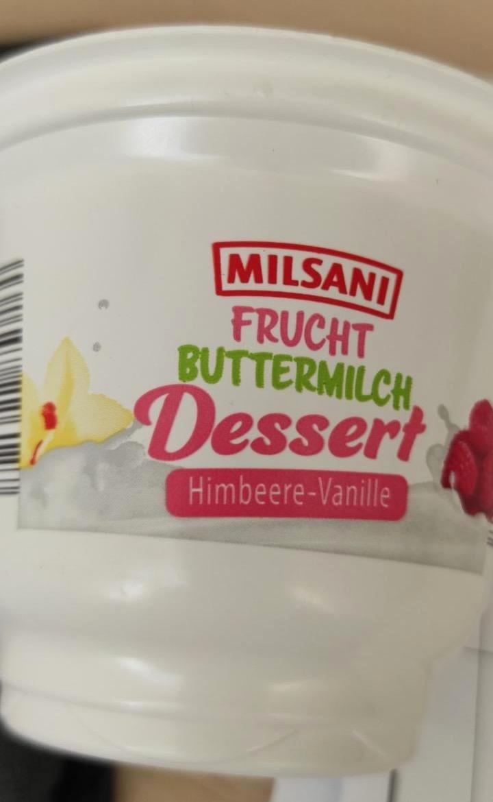 Képek - Frucht buttermilch dessert Málnás-vaníliás Milsani