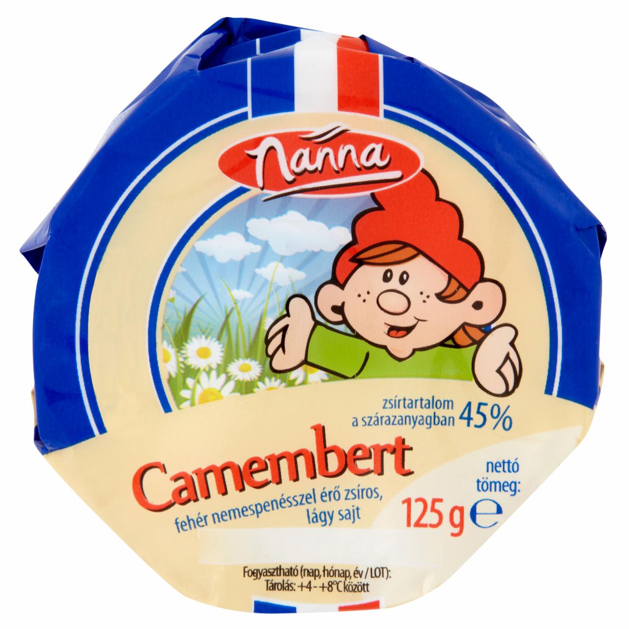 Képek - Nanna camembert sajt 125 g