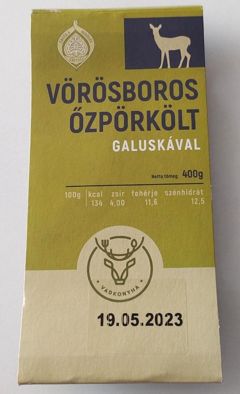 Képek - Vörösboros őzpörkölt galuskával Vadkonyha