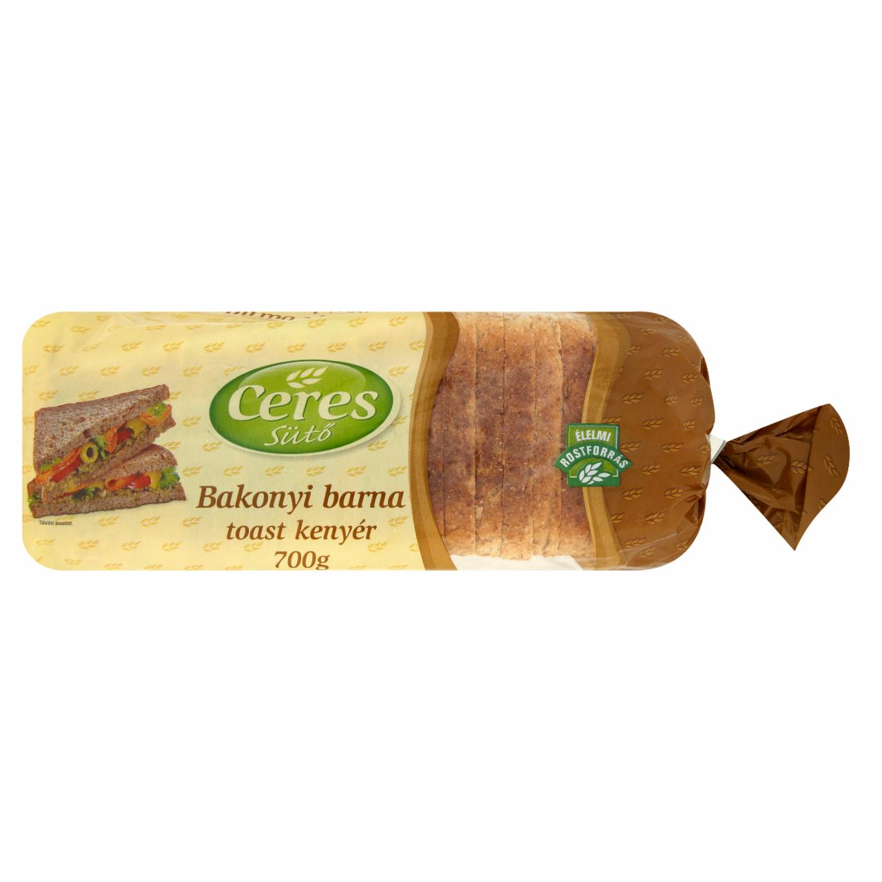 Képek - Ceres Sütő bakonyi barna toast kenyér 700 g