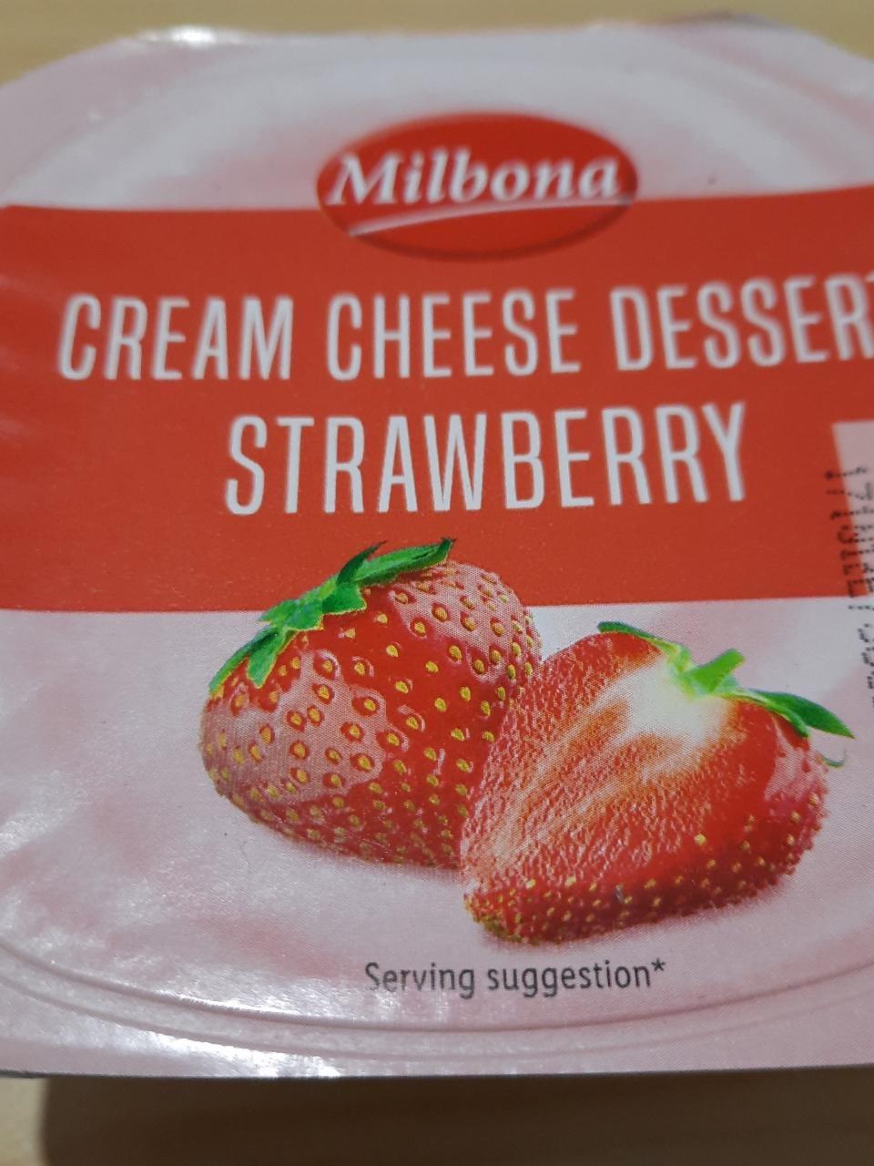 Képek - Cream cheese desszert strawberry Milbona
