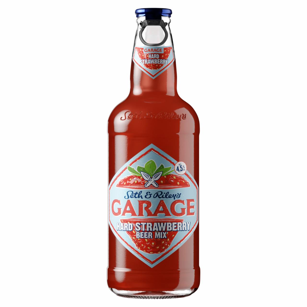 Képek - Garage Hard Strawberry epres margarita ízesítésű ízesített maláta sör 4,5% 400 ml