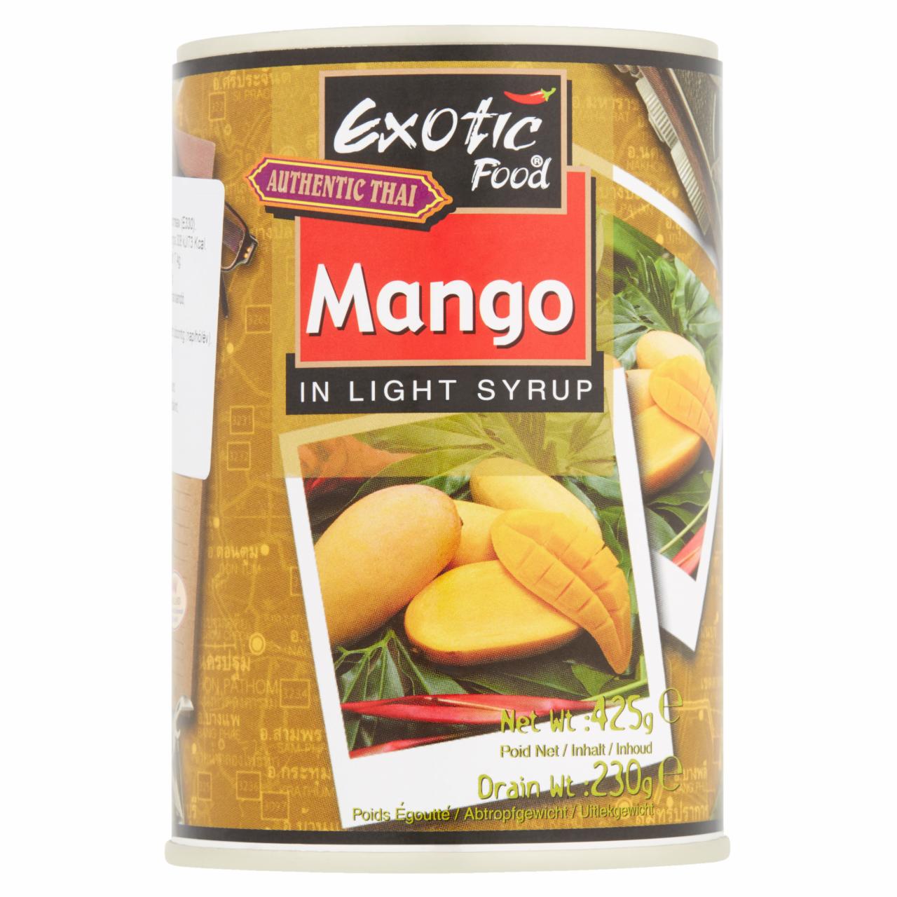 Képek - Exotic Food mangó szirupban 425 g