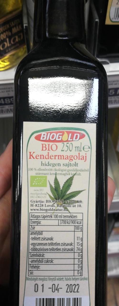 Képek - Bio kendermagolaj Biogold