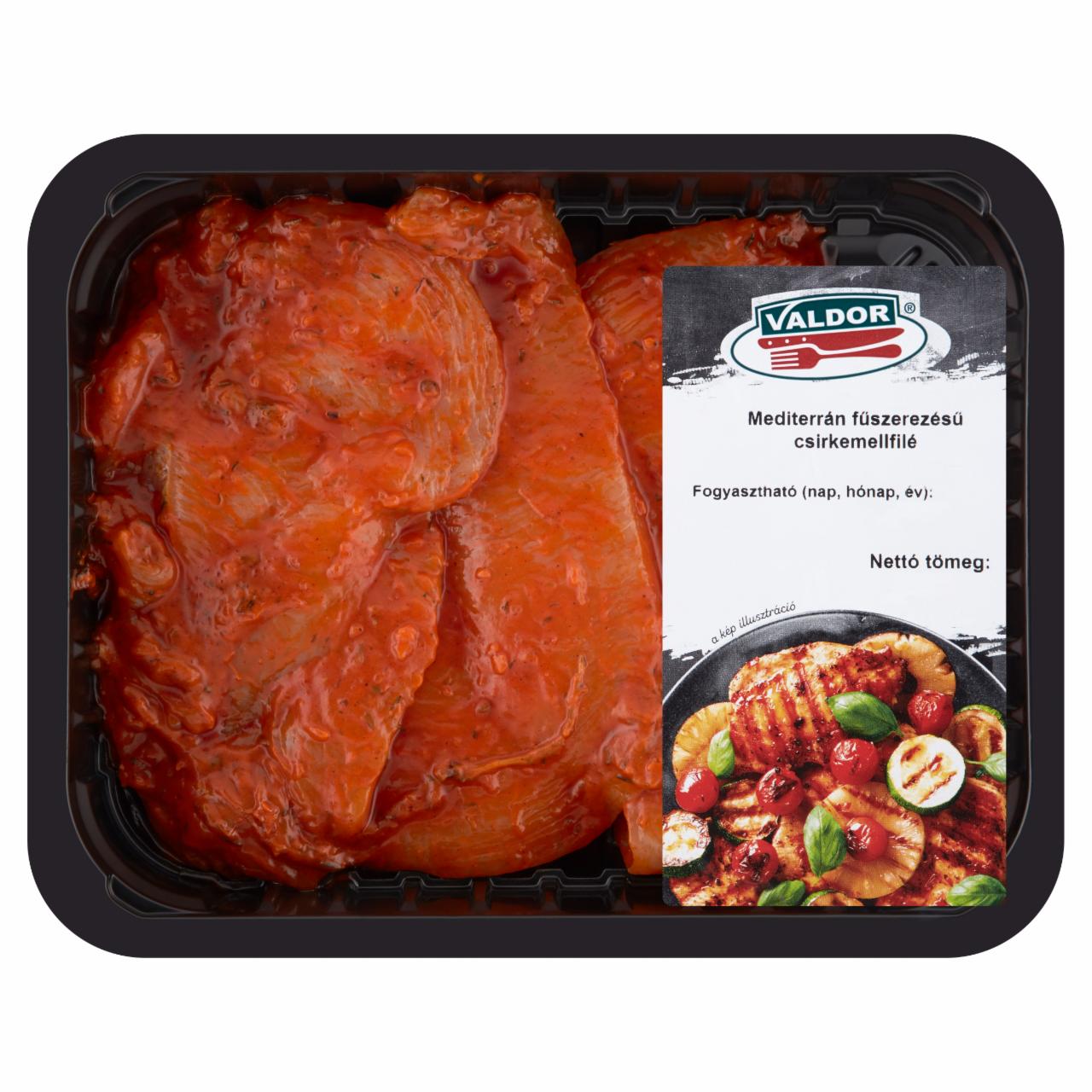 Képek - Valdor mediterrán fűszerezésű csirkemellfilé 450 g