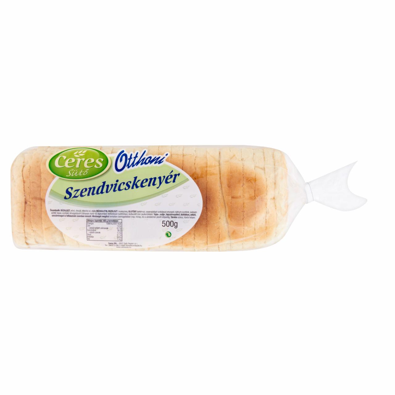 Képek - Ceres Sütő Otthoni szendvicskenyér 500 g