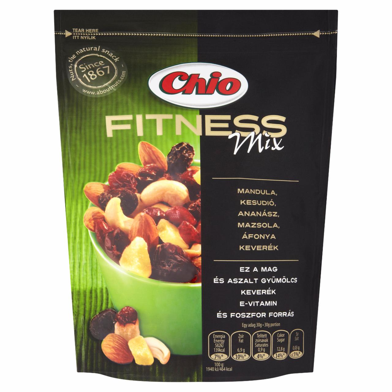 Képek - Chio Fitness Mix mag és aszalt gyümölcs keverék 125 g