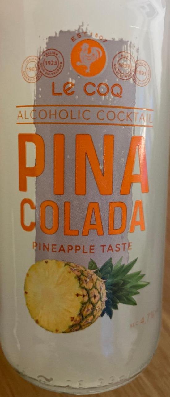 Képek - Le Coq Pina Colada kókusz-ananász ízű szénsavas alkoholos ital 4,7% 0,33 l