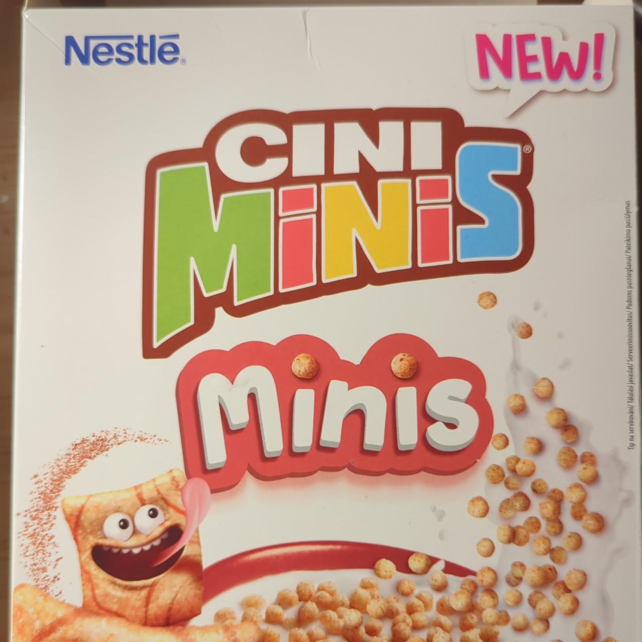 Képek - Nestlé Cini Minis ropogós fahéjas mini gabonagolyók teljes értékű búzával vitaminokkal, vassal 300 g