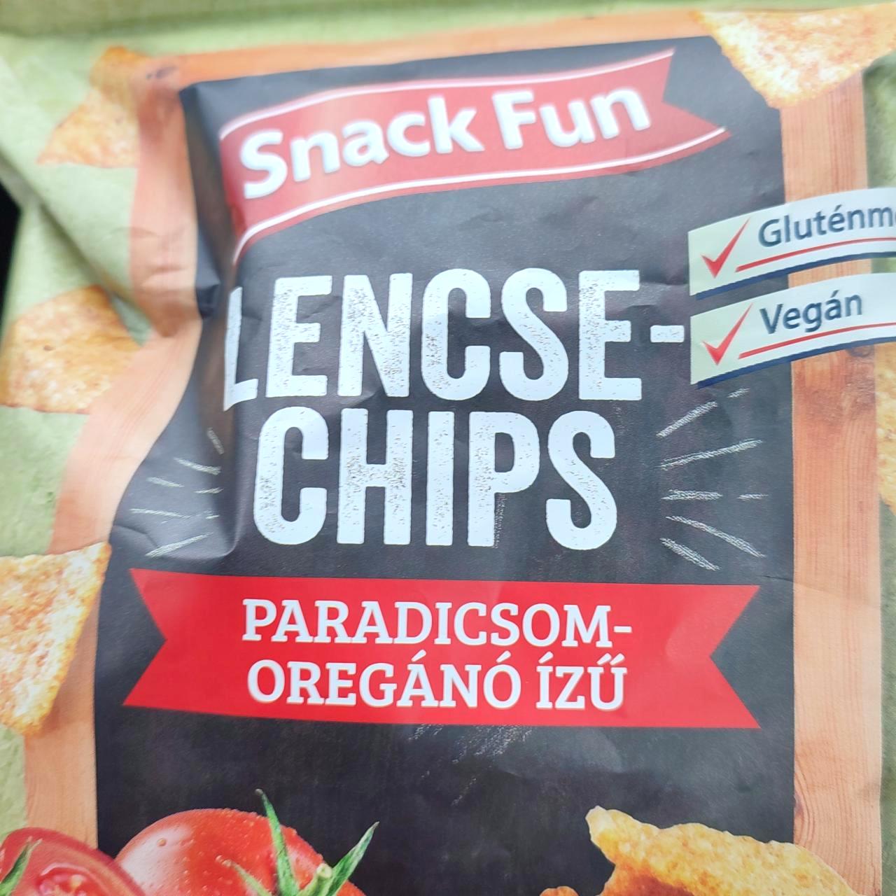 Képek - Lencs csipsz Paradicsom-oregánó ízű Snack Fun