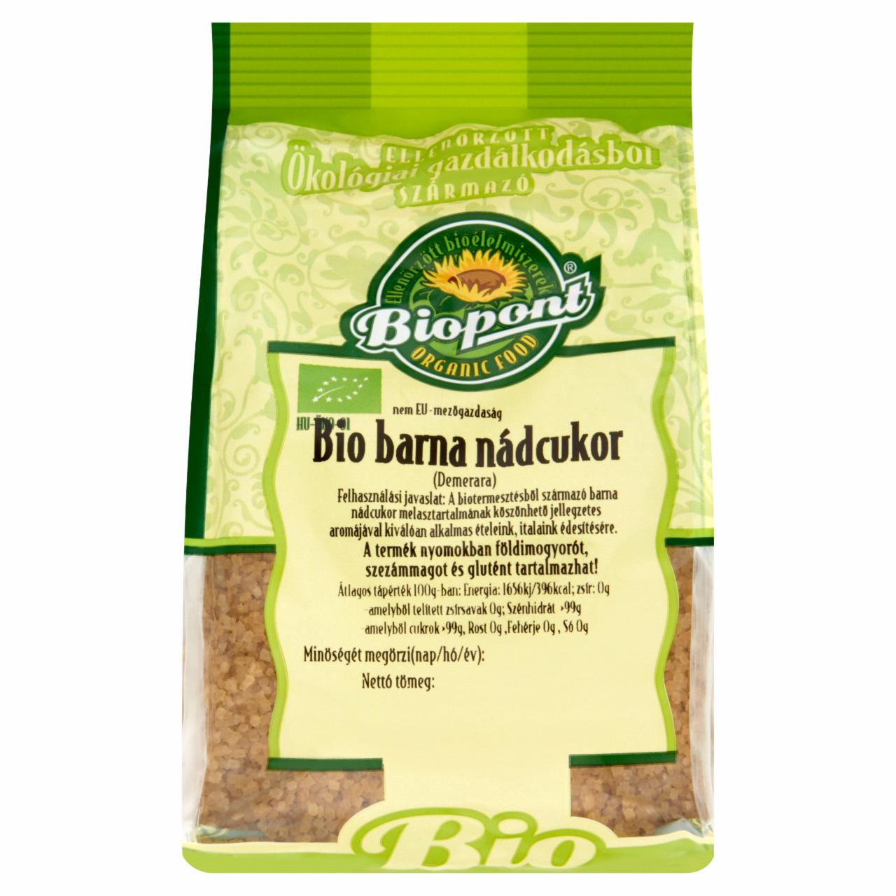 Képek - Biopont BIO barna nádcukor 500 g