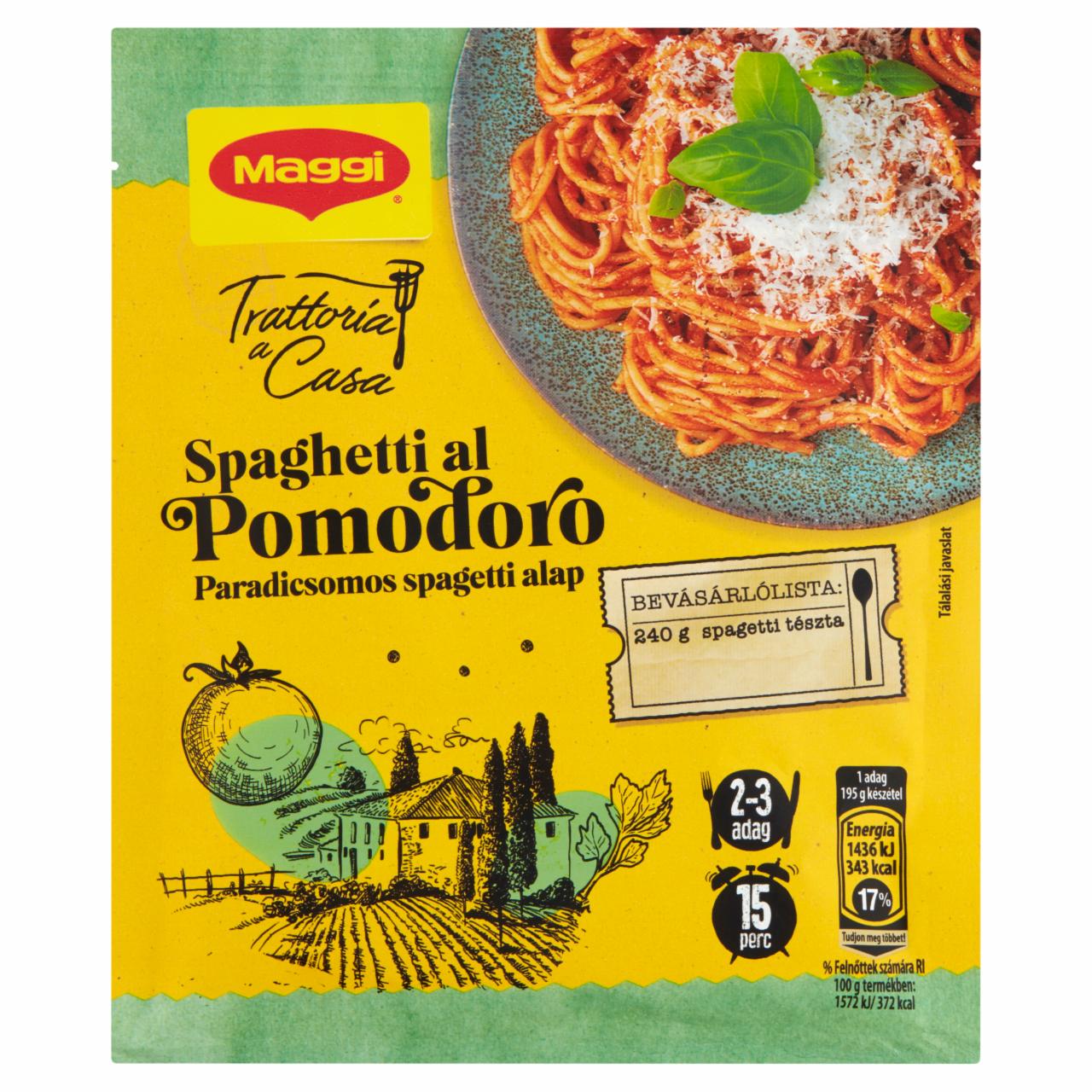 Képek - Maggi Trattoria a Casa Paradicsomos spagetti alap 46 g