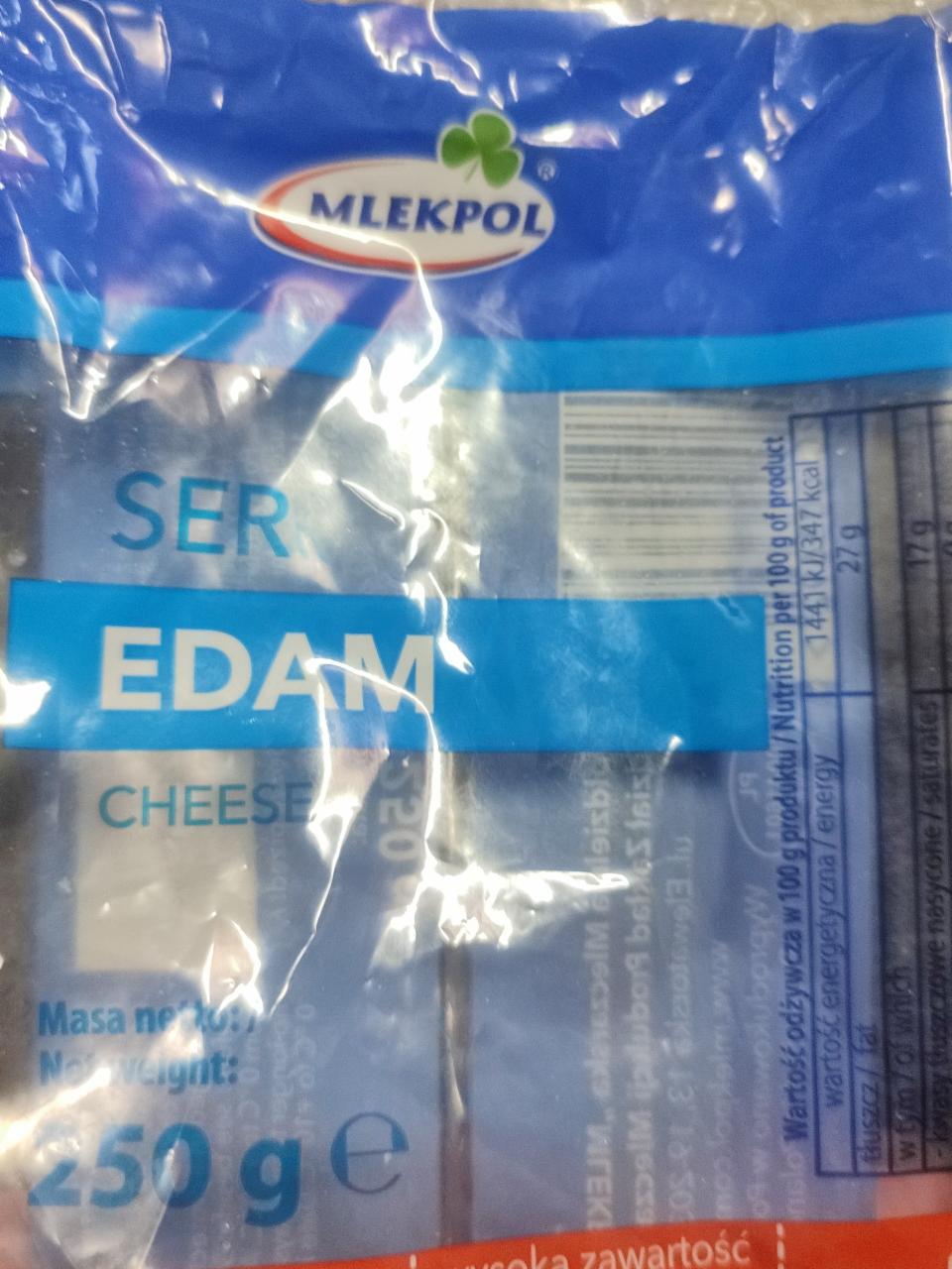 Képek - Mlekpol félkemény, zsíros edami sajt 250 g
