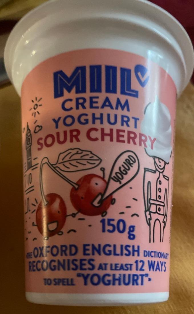 Képek - Cream Yoghurt Sour Cherry Miil