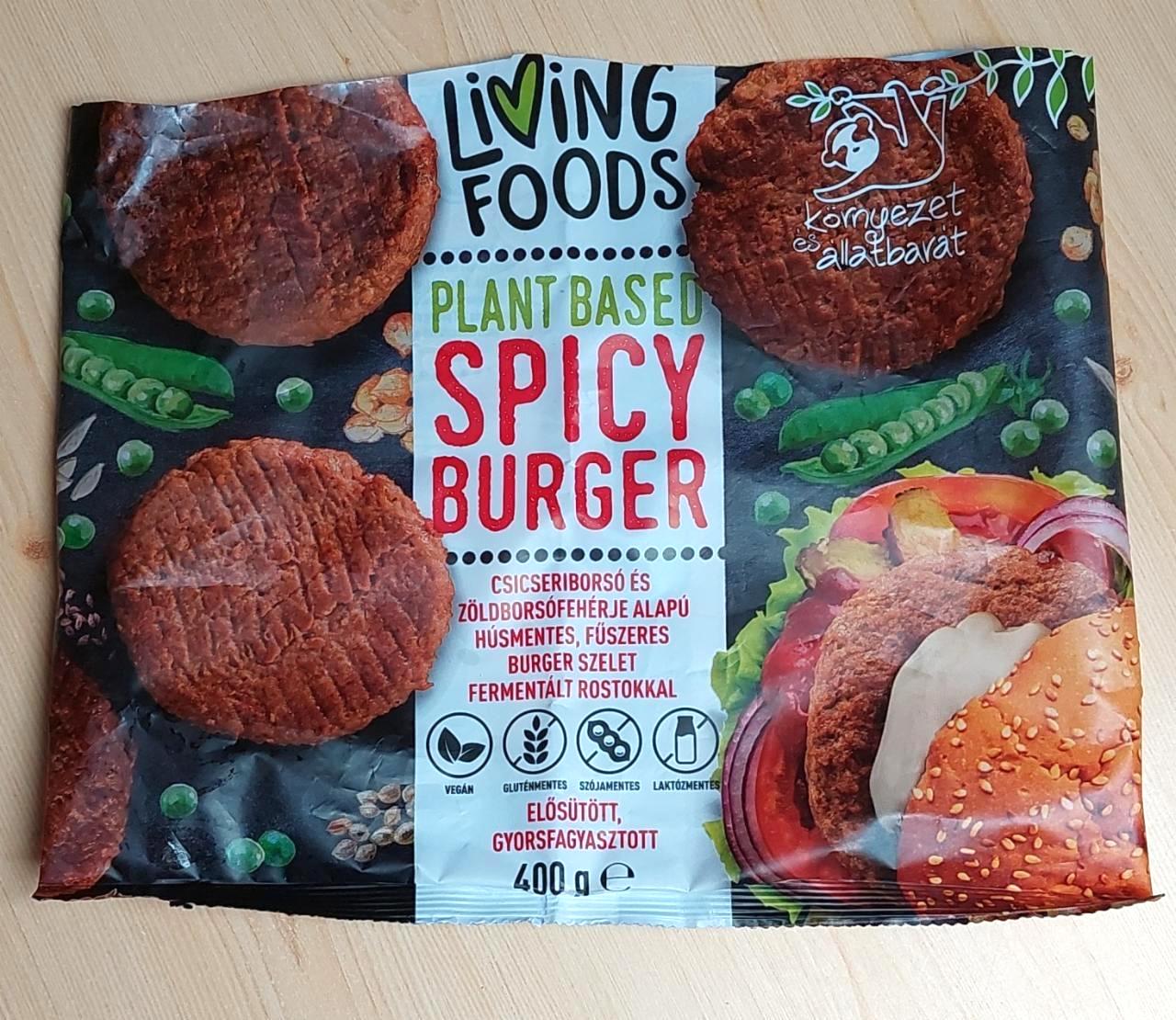 Képek - Vegán hamburger pogácsa Living Foods