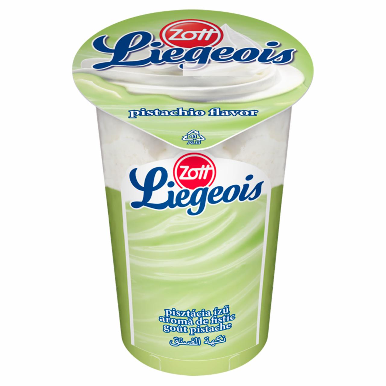 Képek - Zott Liegeois pisztácia ízű tejszínhabos desszert 175 g