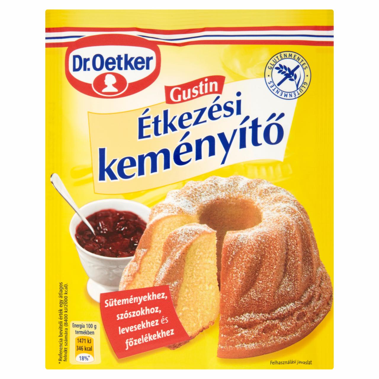 Képek - Dr. Oetker Gustin Étkezési keményítő gluténmentes 80 g