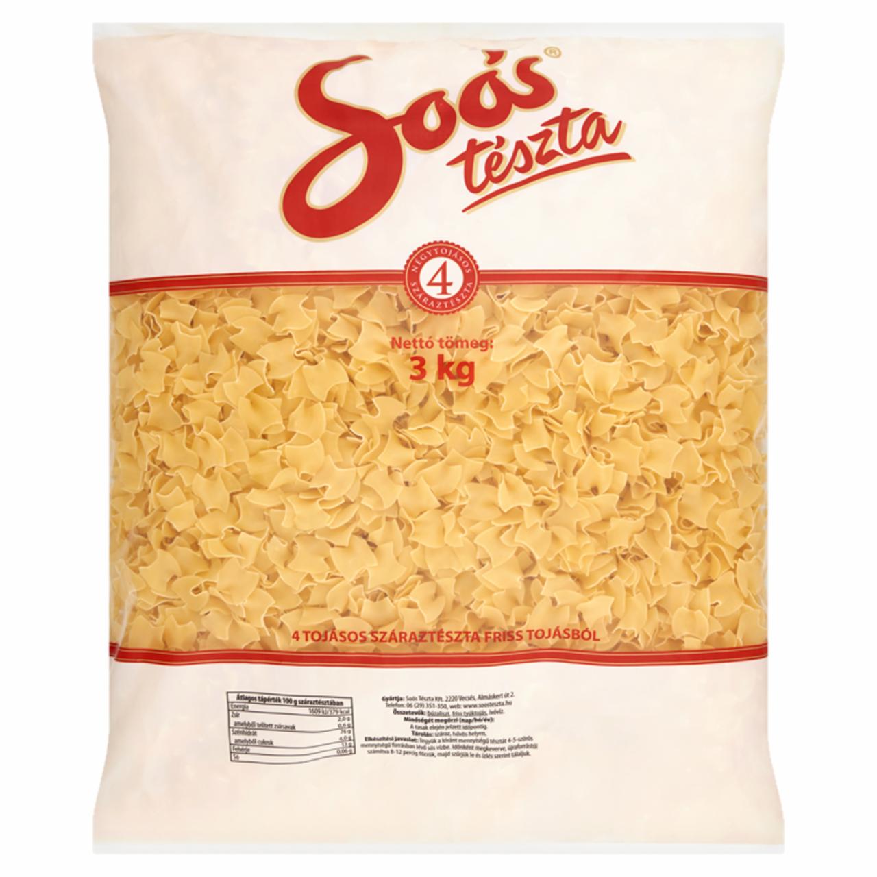 Képek - Soós fodroskocka 4 tojásos száraztészta 3 kg