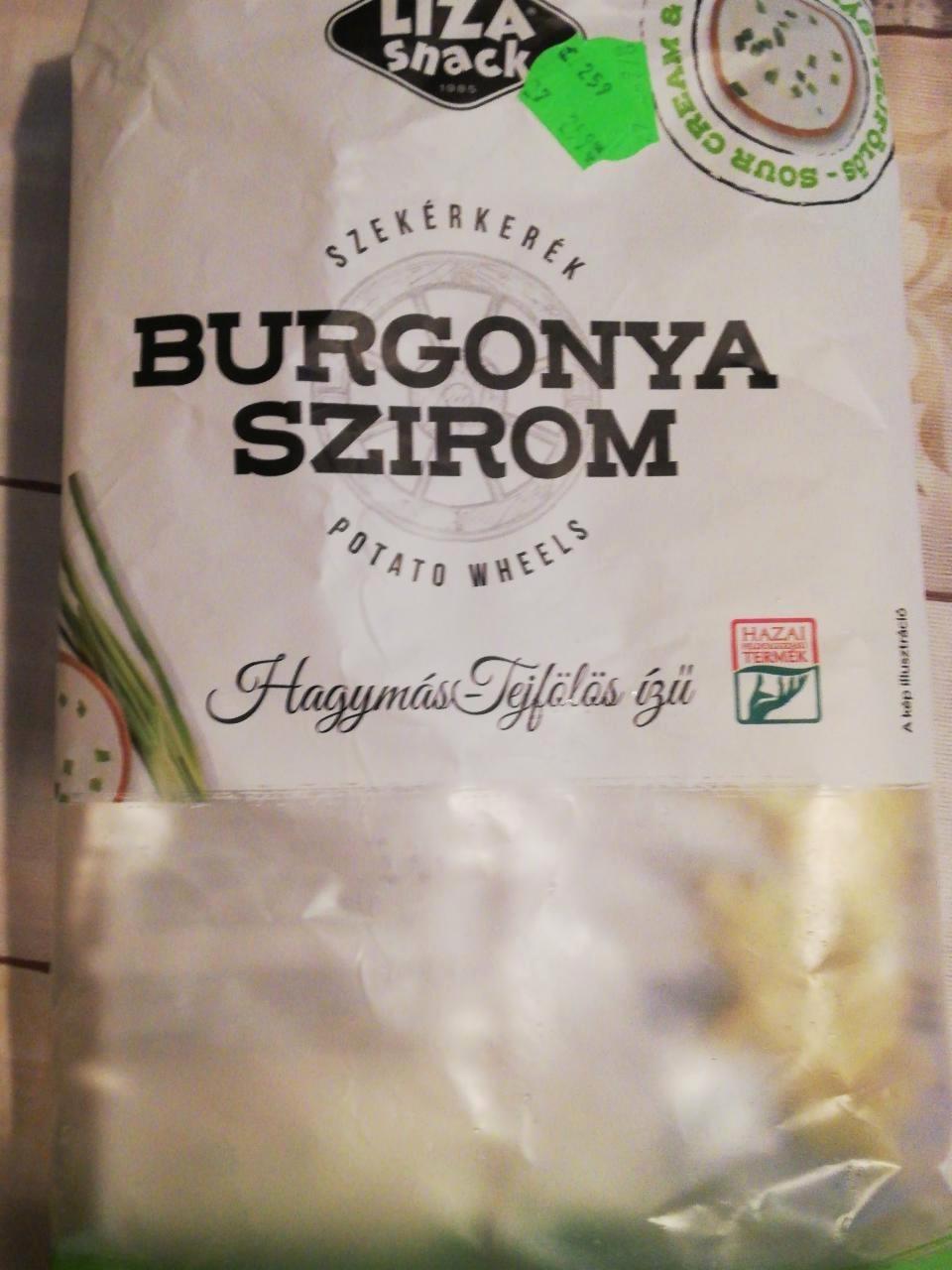 Képek - Hagymás tejfölös ízesítésű burgonyaszirom Liza snack