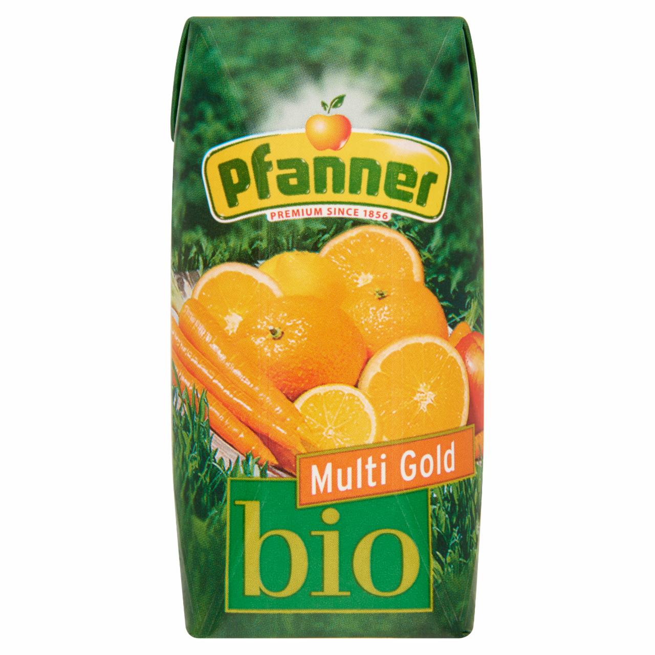 Képek - Pfanner Multi Gold BIO vegyes gyümölcsital 30% 0,2 l