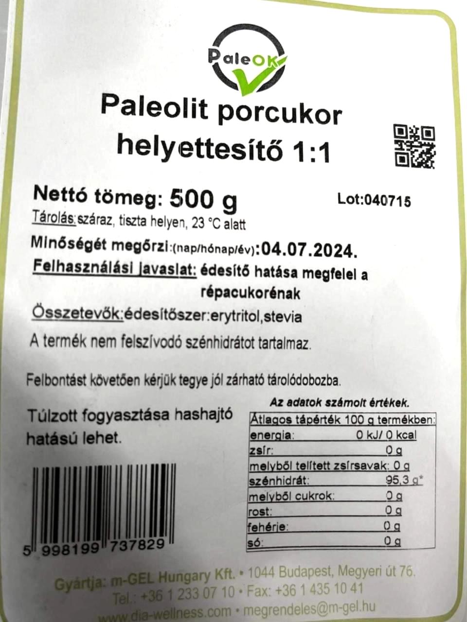 Képek - Paleolit porcukor helyettesítő 1:1 PaleOk