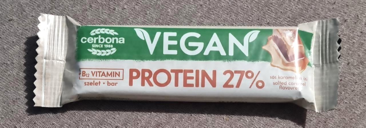 Képek - Cerbona vegan protein 27% Sós karamell ízű