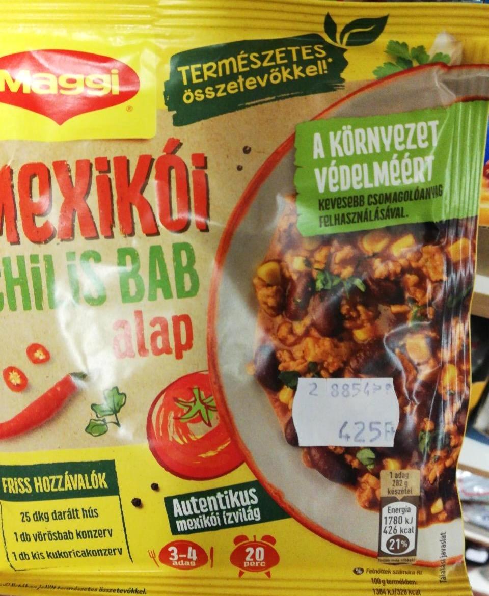 Képek - Maggi mexikói chilis bab alap 48 g